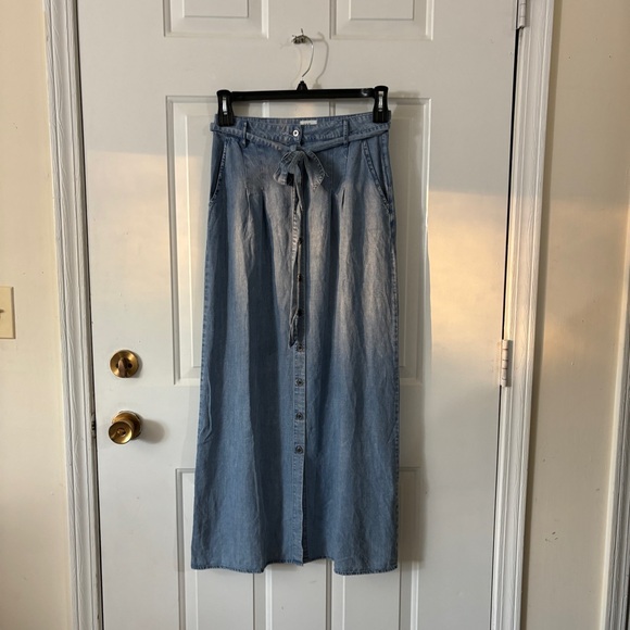 NWOT Wash lab denim soft denim maxi skirt Size S - Picture 2 of 11
